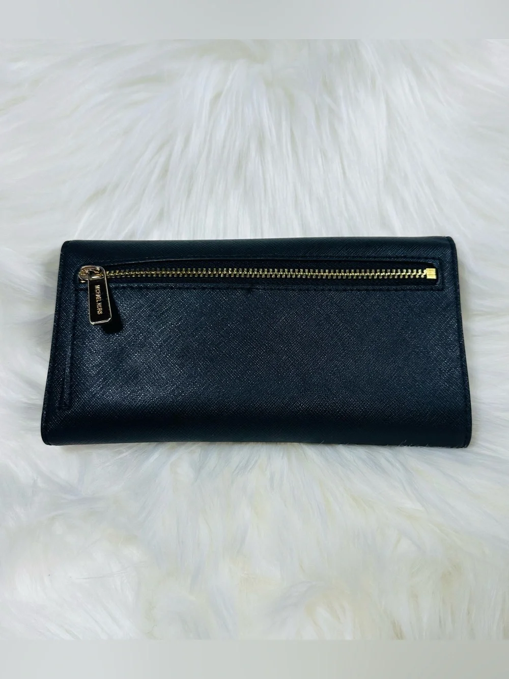 Michael Kors Jet Set Large Trifold Wallet Saffiano leather
